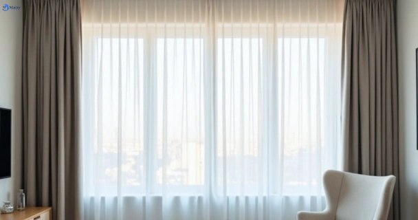 Freshly steam cleaned curtains in welsby QLD
